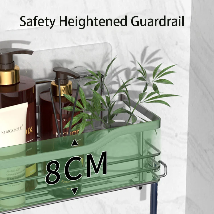 No Drill Wall Mounted Metal Shower Caddy No Drill Wall Mounted Metal Shower Caddy