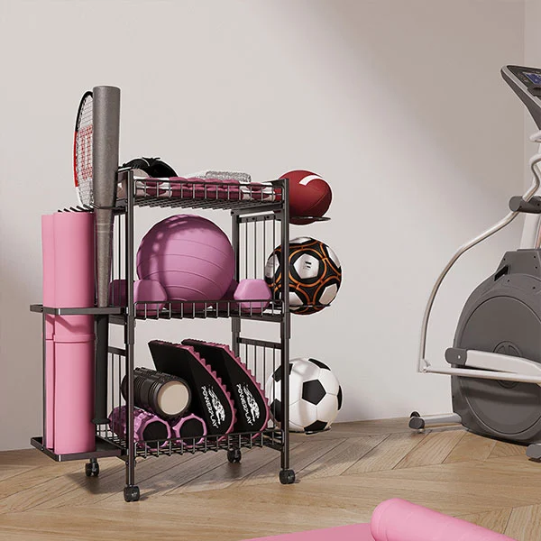 Floor Standing Metal Yoga Mat Storage Rack Floor Standing Metal Yoga Mat Storage Rack