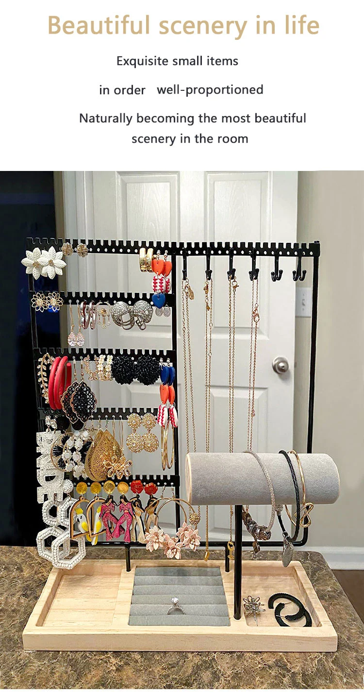 Vertical Jewelry Organizer With Hooks Vertical Jewelry Organizer With Hooks